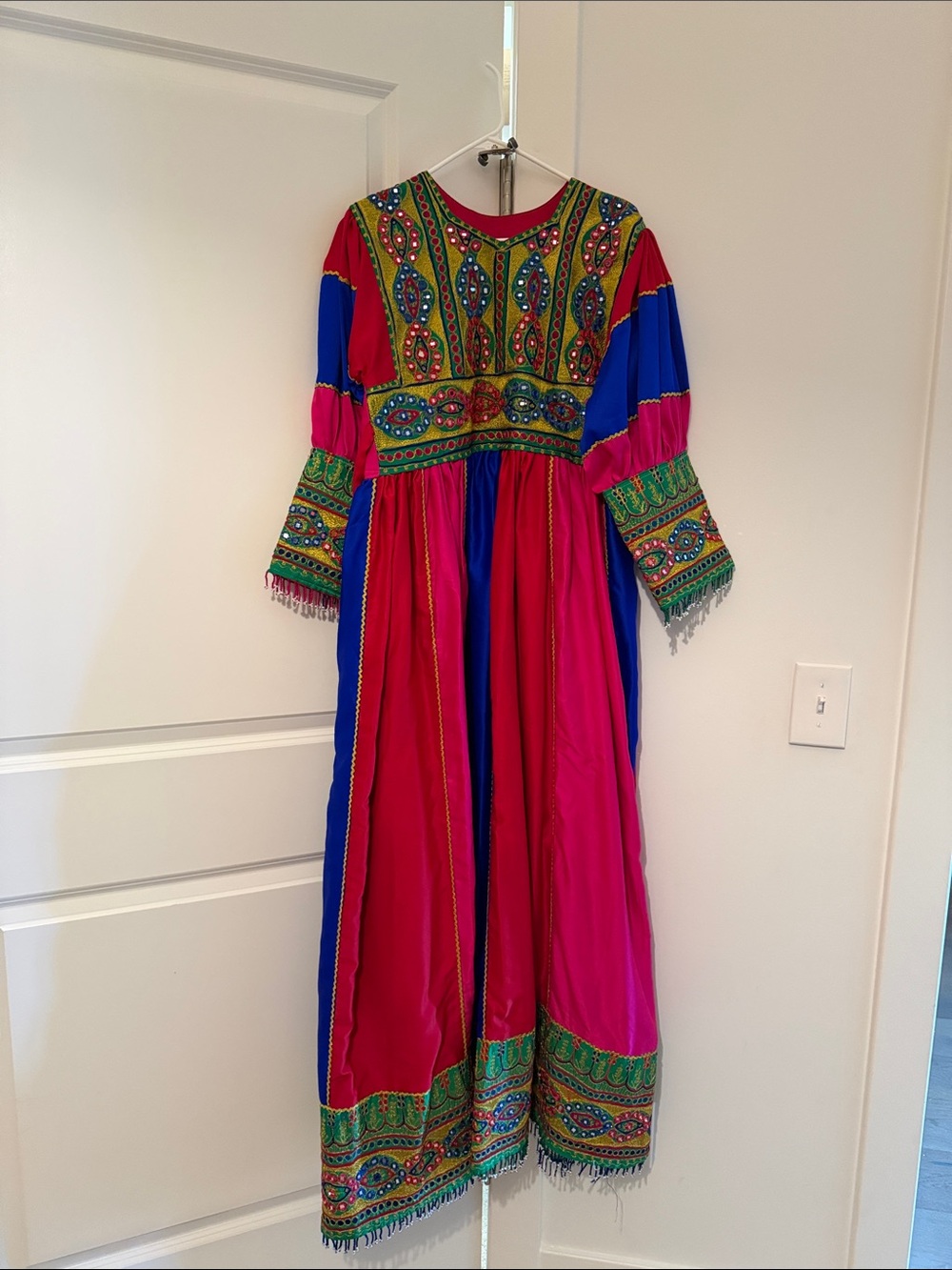 Afghan kochi dress multicolored